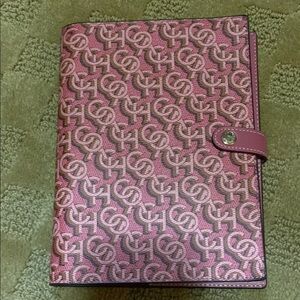 Coach Pink Monogram Planner
